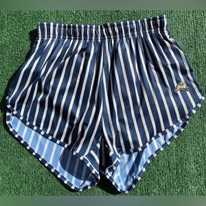 Rare Tracksmith Penn Edition Relay Striped Lined Running Shorts Men's Size Small